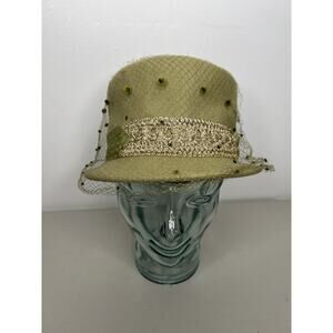 Vintage 1950's Neumann Endler Wool Women's Ladies Green Hat